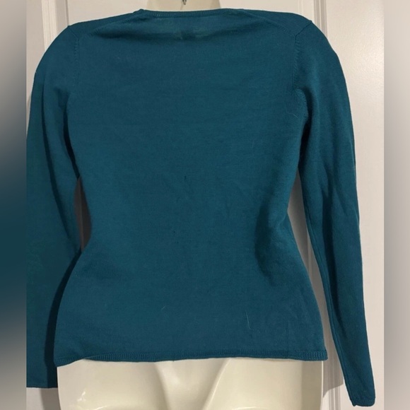 Charter Club 100% Wool Argyle Sweater Size S - Picture 3 of 4